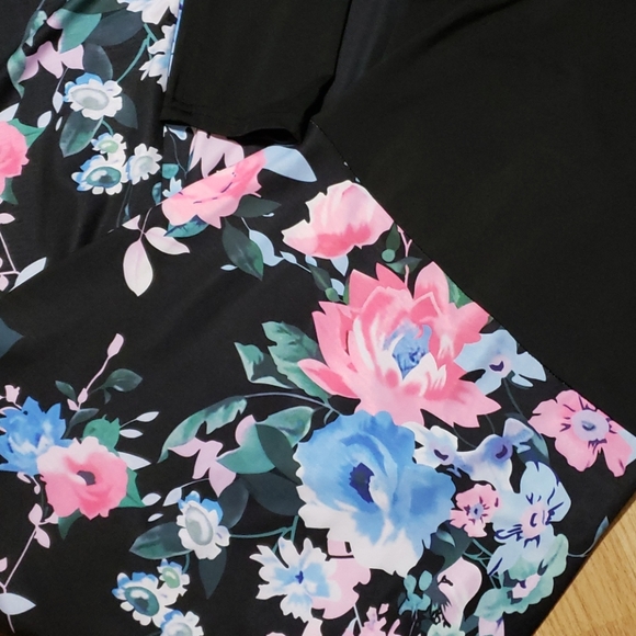 Long sleeve floral print dress - Picture 2 of 5